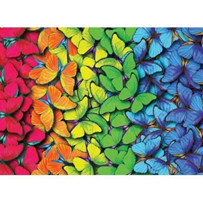 Puzzel Regenboog vlinders | 1000 st.