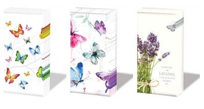 Zakdoekjes vlinders | 3 designs