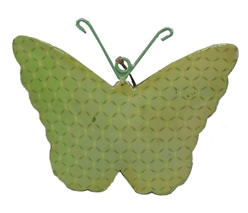 Hangdecoratie vlinder groen