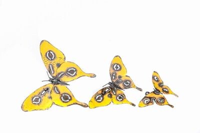 Metalen vlinder set van 3 | Fairtrade