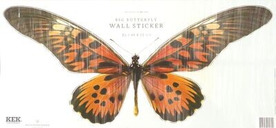 Muursticker vlinder XL | 49 x 22 cm