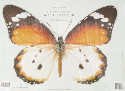 Muursticker vlinder XL | 38 x 26 cm