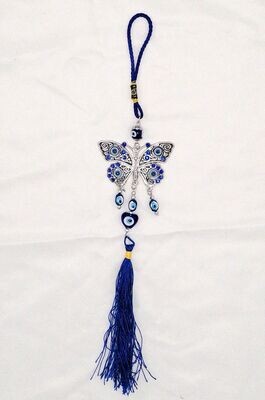 Hanger vlinder met Nazar amulet
