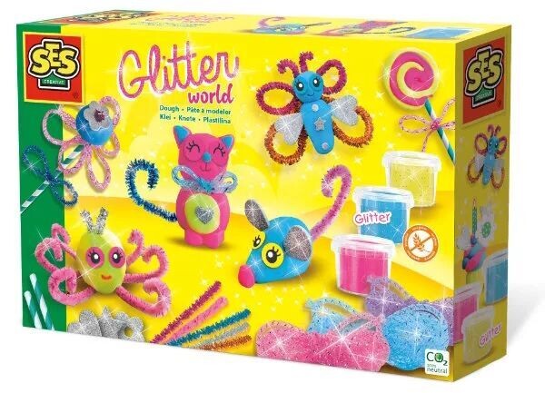 SES Klei glitterwereld