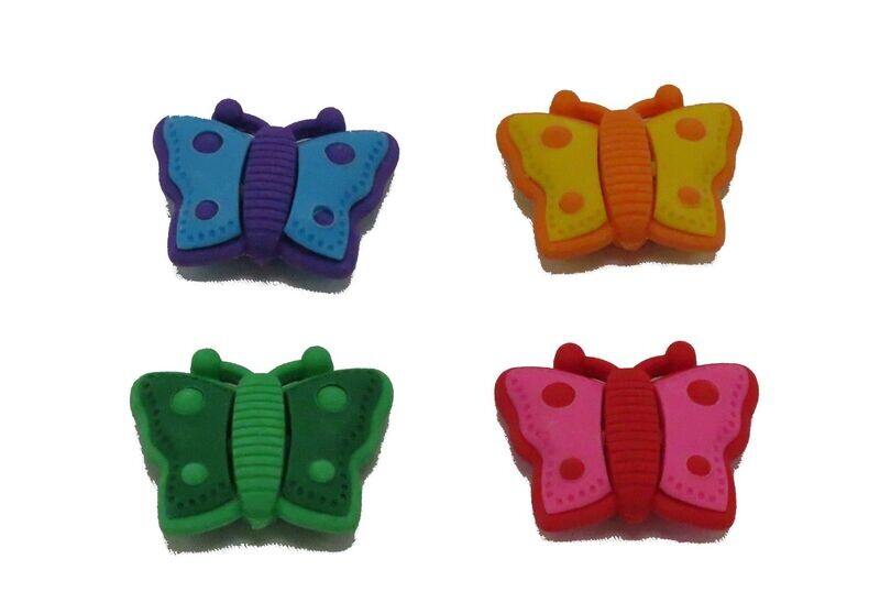 Gummen vlinders | set van 4