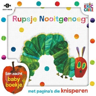 Rupsje Nooitgenoeg zacht babyboekje in doos