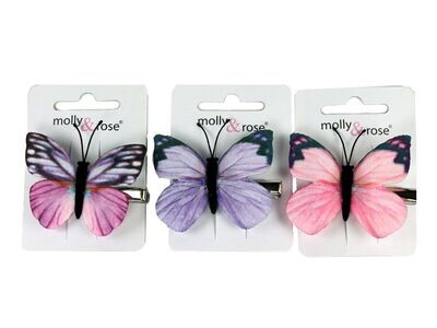 Haarspeld vlinder | 3 kleuren