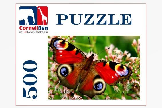 Puzzel dagpauwoog | 500 stukjes