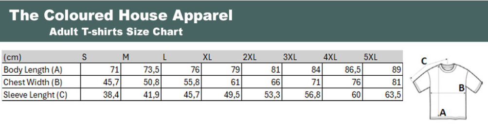 T-shirt volwassene Vlinders | 6 maten