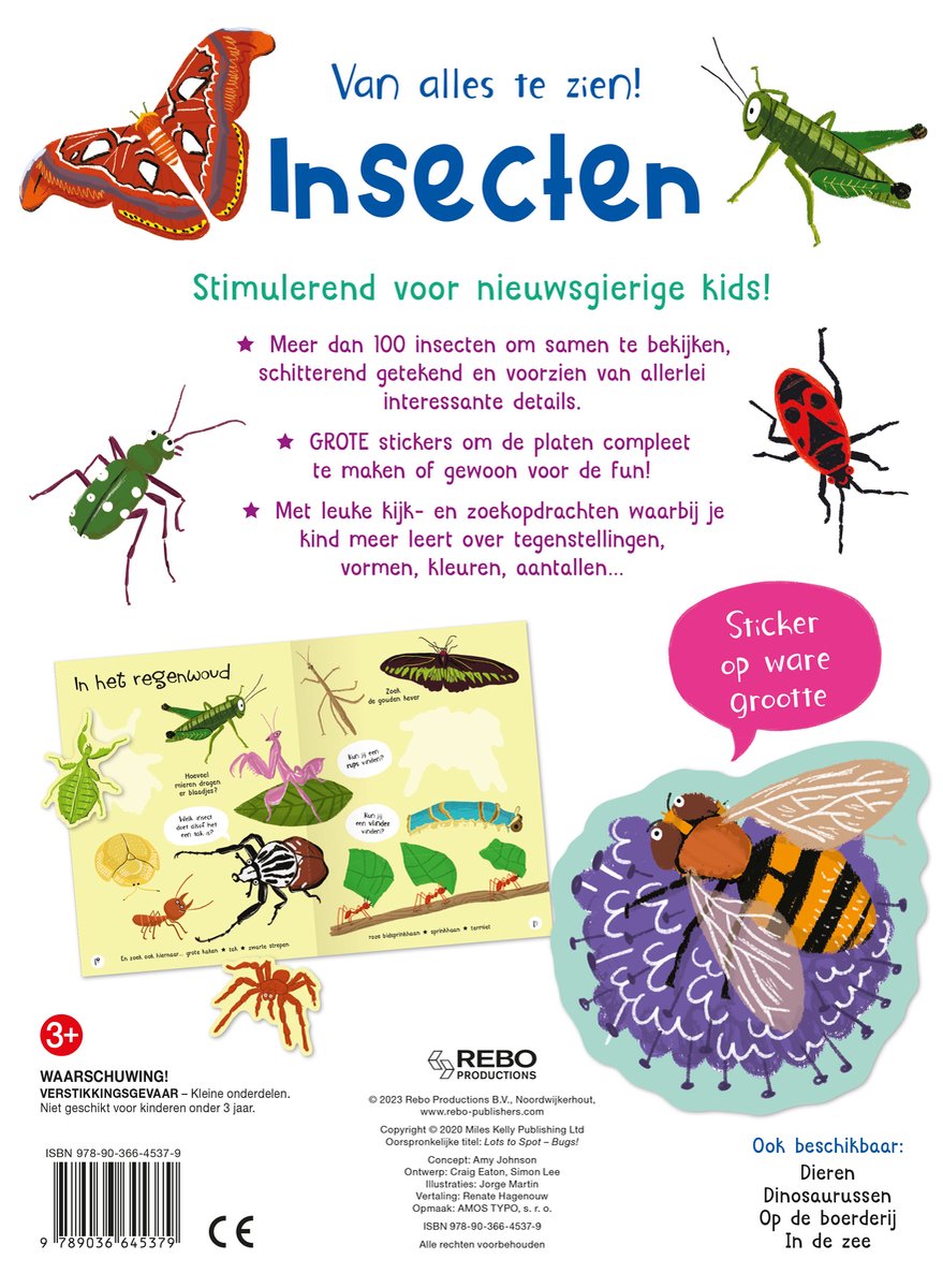 Doeboek - Van alles te zien! Insecten