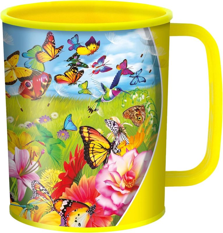 Drinkbeker 3D vlinders | 300ml