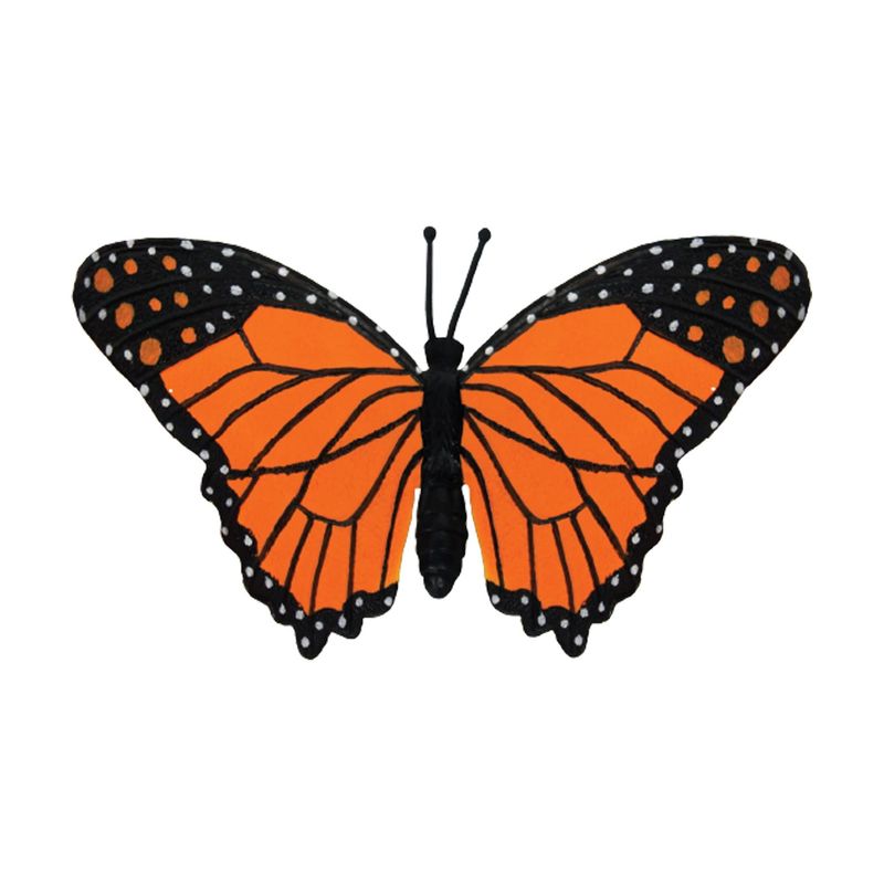 Plastic monarch vlinder