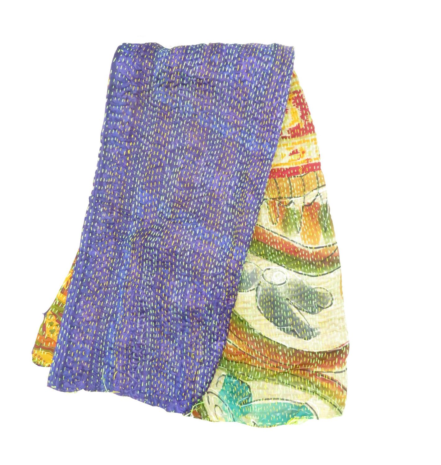 Sjaal van Kantha zijde | unieke designs