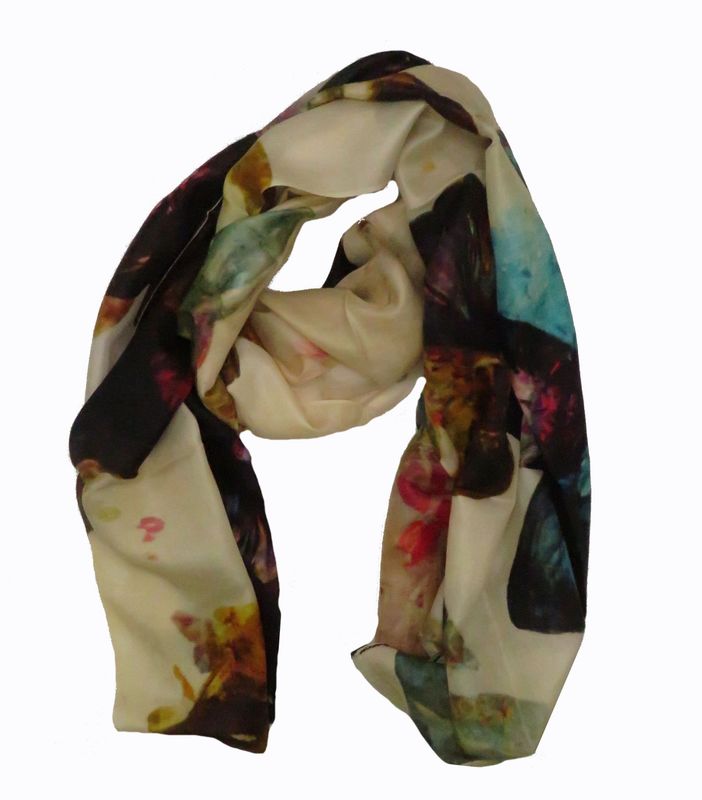 Sjaal van 100% natuurzijde | 3 designs