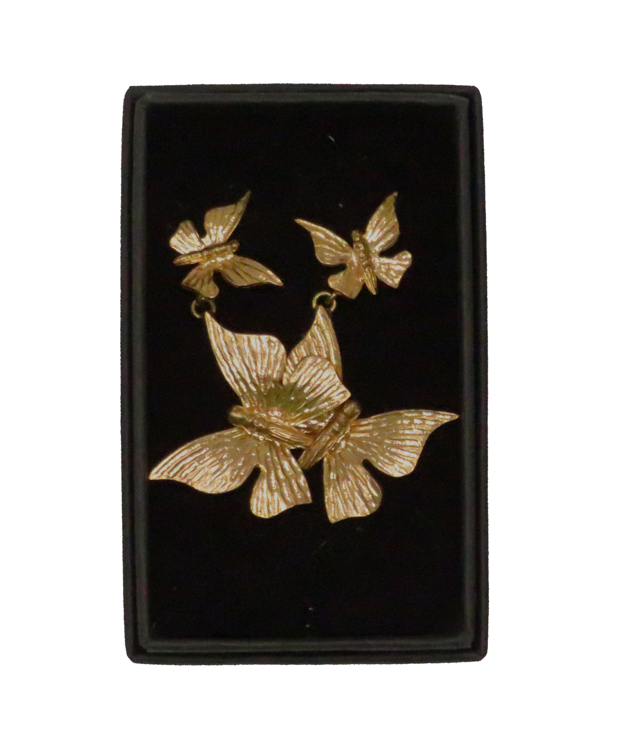 Oorhangers vlinders goud