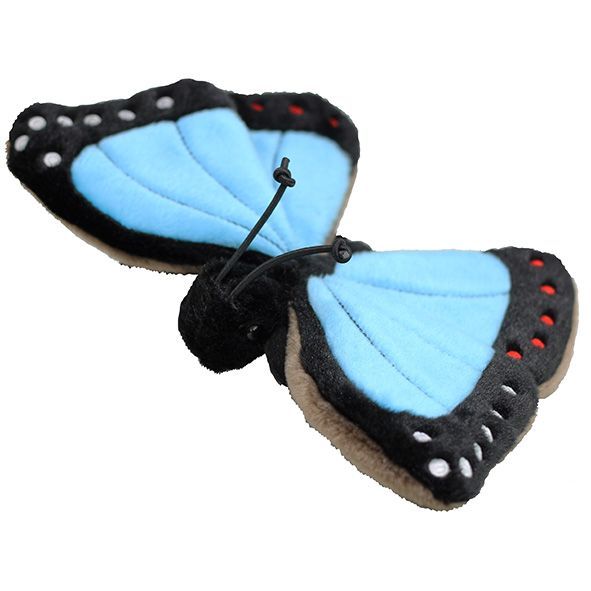 Knuffel blauw Morpho
