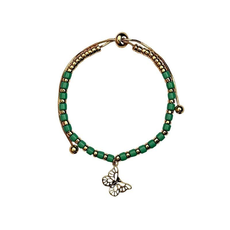 Armband met vlinderbedel