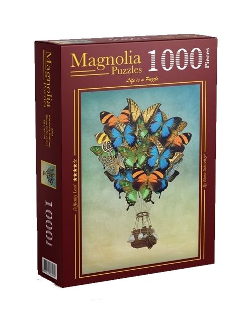 Puzzel Vlinder ballon | 1000 st.