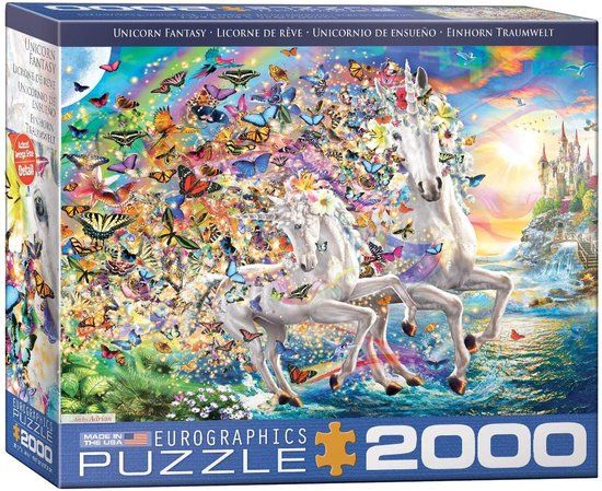 Puzzel Eenhoorn fantasie | 2000 st.