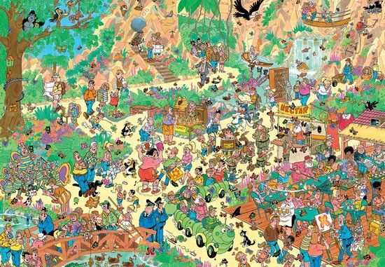 Puzzel Vrolijke fladderaars | 2 varianten