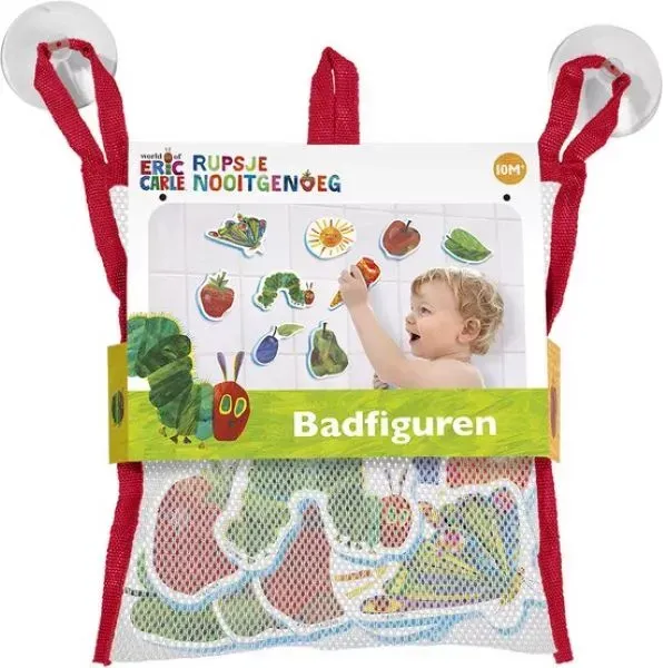 Rupsje nooitgenoeg bad foam figuren | 10 st.