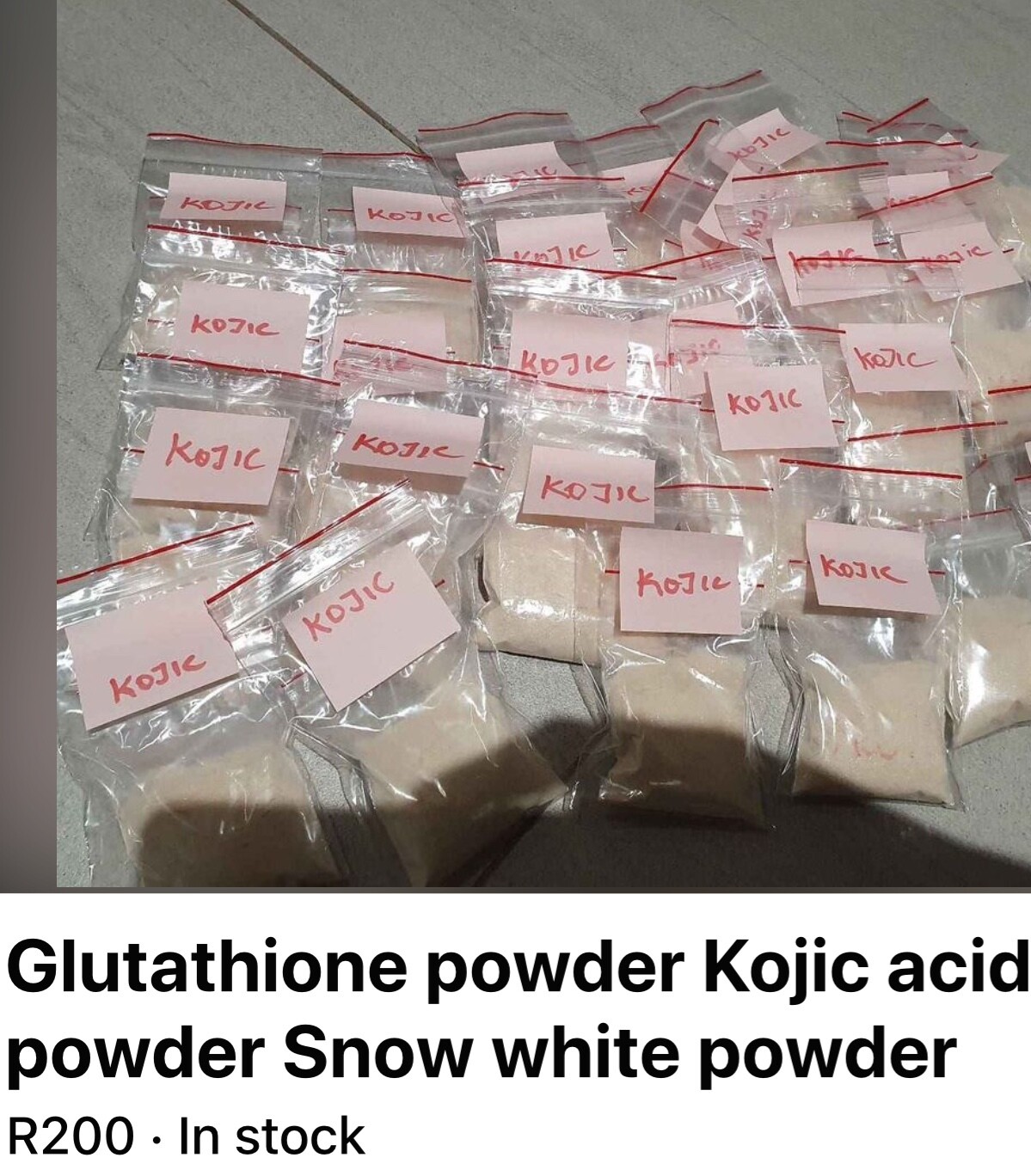 Kojic acid powder