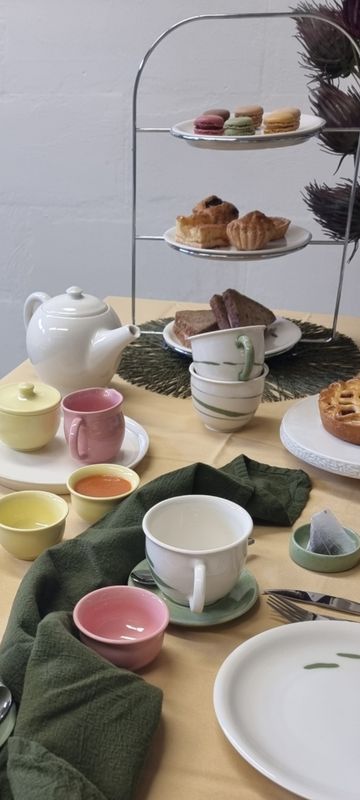 Thema-draaien Theeservies/servies allerlei