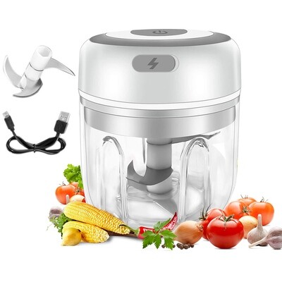 Hachoir à ail électrique 250ml, chargeur USB