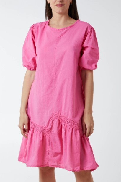 Puff Sleeve Summer Mini Dress