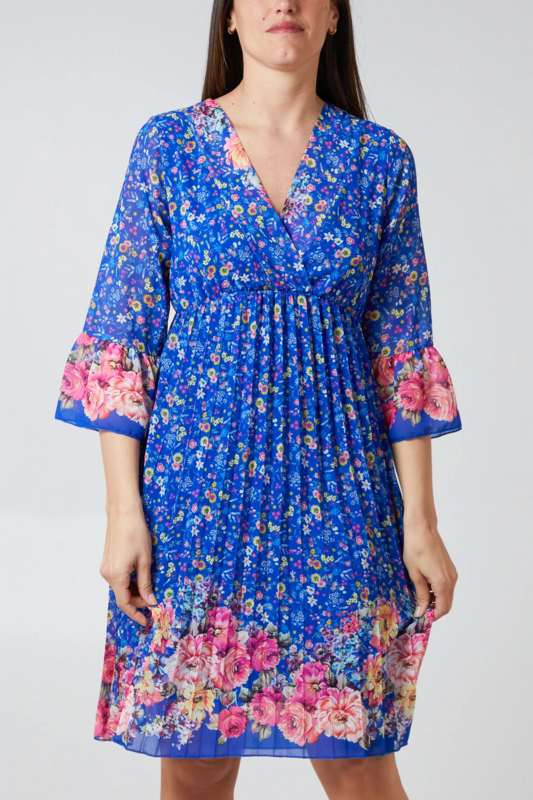 Floral Wrap Dress