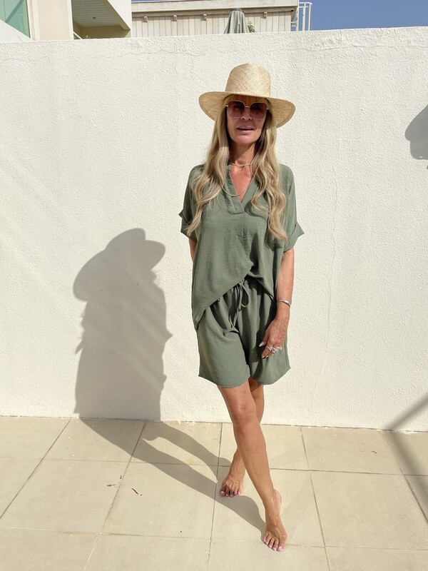 Top and Shorts Two Piece Co-Ord Set