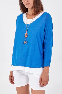 Simple Layered Necklace Top