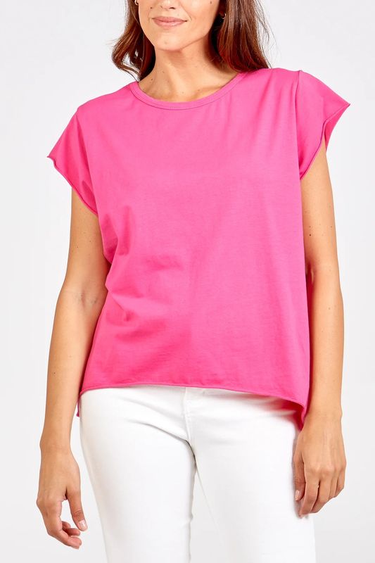 Cap Sleeve Cotton Top