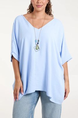 Double V Necklace Top