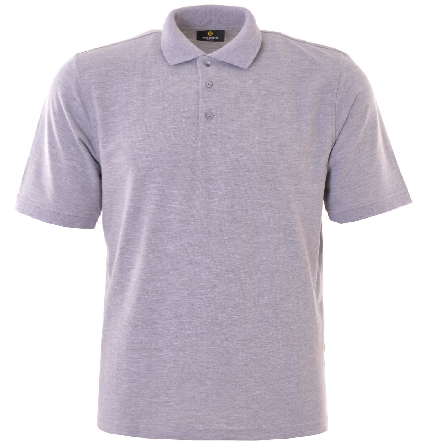 Polo Grau meliert Basic