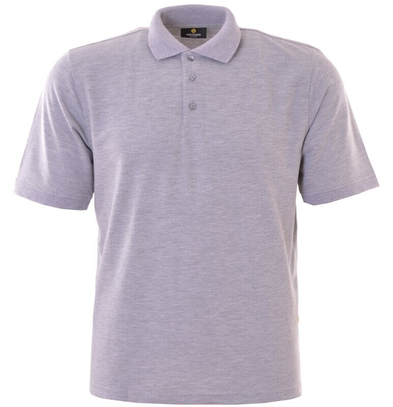 Polo Grau meliert Basic