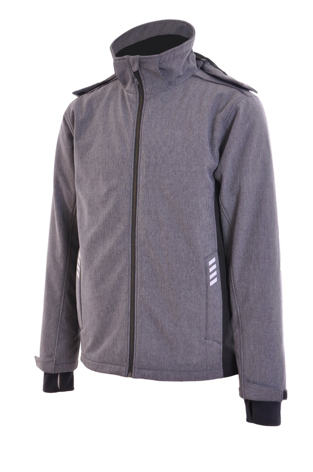 Wintersoftshelljacke Grau Smart