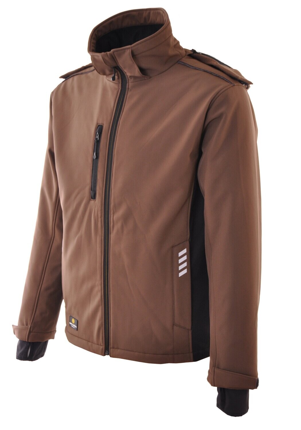 Wintersoftshelljacke Braun Smart