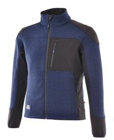 Strickfleecejacke Herren Navy Smart