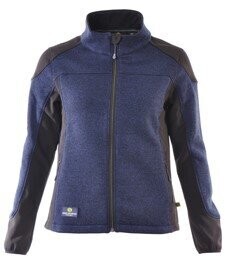 Strickfleecejacke Damen Navy Smart