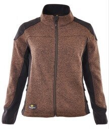 Strickfleecejacke Damen Braun Smart