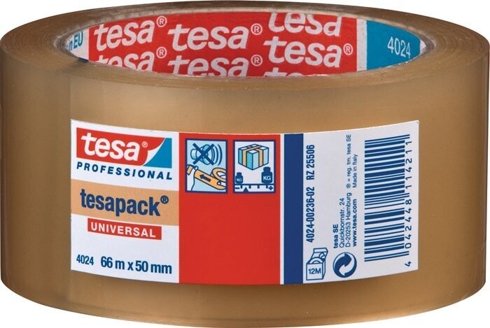 Verpackungsklebeband PP tesapack® 4024 farblos (6 Rollen)