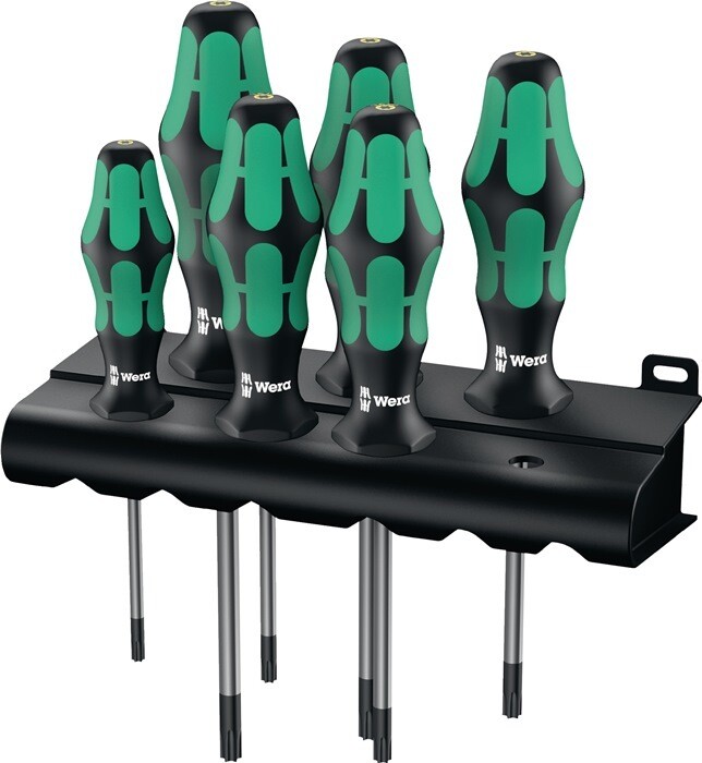 Schraubendrehersatz 367/6 6-teilig TORX® 2-Komponentengriff Rundklinge