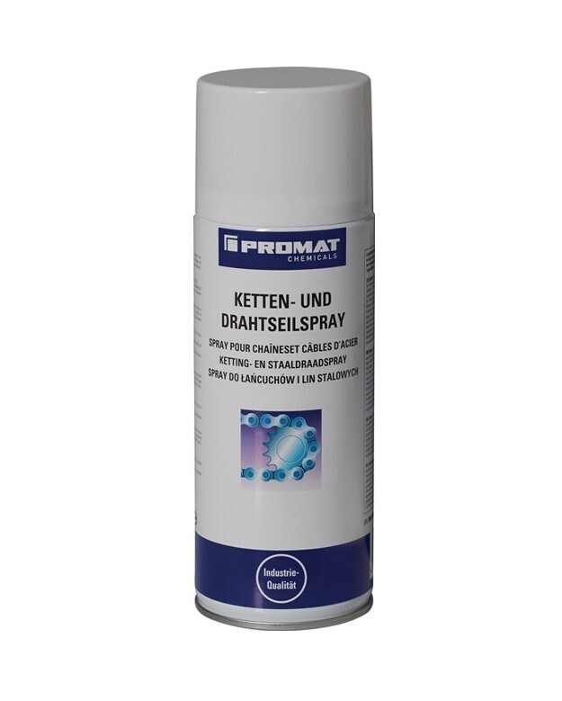 Ketten-/Drahtseilspray gelblich 400 ml Spraydose (12 Dosen) Ketten-/Drahtseilspray gelblich 400 ml Spraydose (12 Dosen)