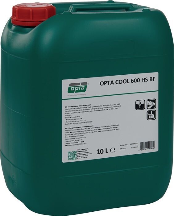 Hochleistungs-Kühlschmierstoff Cool 600 HS BF wassermischbar 10l Kanister