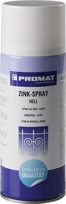 Zinkspray hell 400 ml weiß Aluminium Spraydose (12 Dosen)