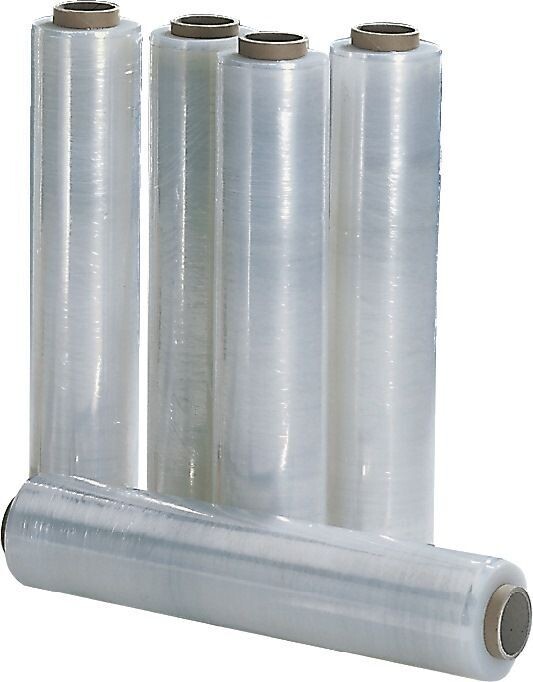 PE-Stretchfolie - transparent (12 Rollen)