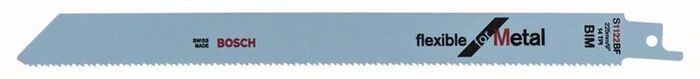 Säbelsägeblatt S 1122 BF L.225mm B.19mm TPI 14 1,8mm geschränkt, gefräst BOSCH (100 Stück)