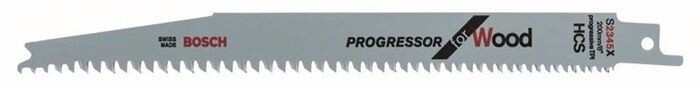 Säbelsägeblatt S 2345 X L.200mm B.19mm TPI 6-10 2,5-4,3mm BOSCH (100 Stück)