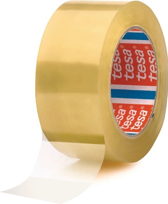Verpackungsklebeband PP tesapack® 4280 farblos L.66m B.50mm Rl. (6 Rollen)